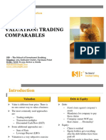 Notes Trading Comparables