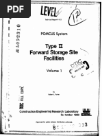 POMCUS System - Type II Forward Storage Site Facilities - Volume 1