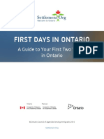 A Guide To Your First Two Weeks in Ontario