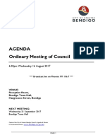 City of Greater Bendigo Ordinary Agenda, August 16, 2017