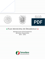 Plan Municipal de Desarrollo Municipio de  Reynosa 2013 2016 