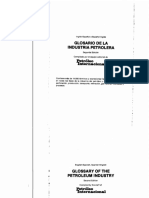 Glosario de La Industria Petrolera Ingles Español