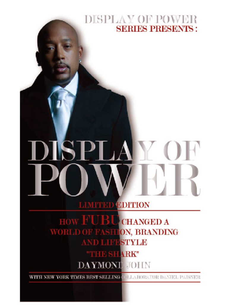 Daymond JOHN Display of Power. FUBU PDF Family Society