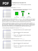 Complete The Square Worksheet