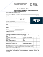 Borang Deklarasi Murid 2017