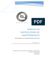 02 - Manual de Instrucciones de Mantenimiento