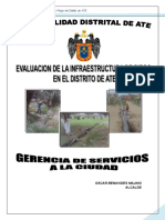 Evaluacion de La Infraestructura de Riego en El Distrito de Ate PDF