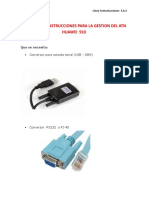 Manual de Instrucciones Para La Gestion Del Atn Huawei 910