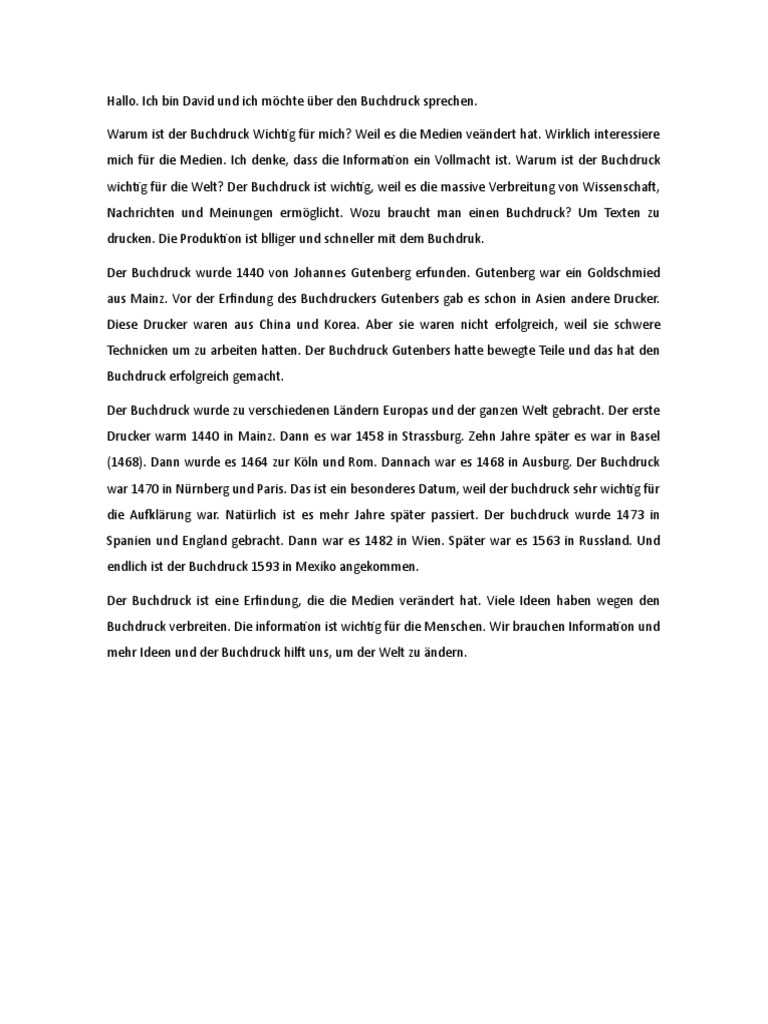 Der Buchdruck