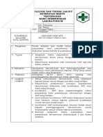 Evaluasi Dan Tindak Lanjut Ketepatan Waktu Penyerahan Hasil Pemeriksaan Laboratorium