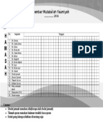 Lembar Mutabaah Harian