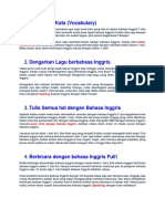 Tips Lancar Bahasa Inggris