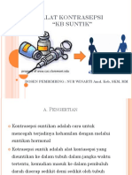 Alat Kontrasepsi KB Suntik