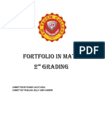 Fortfolio in Math 2 Grading: Submitted By:Ramir Lacataria Submitted To:Maam Jelly Ann Candido