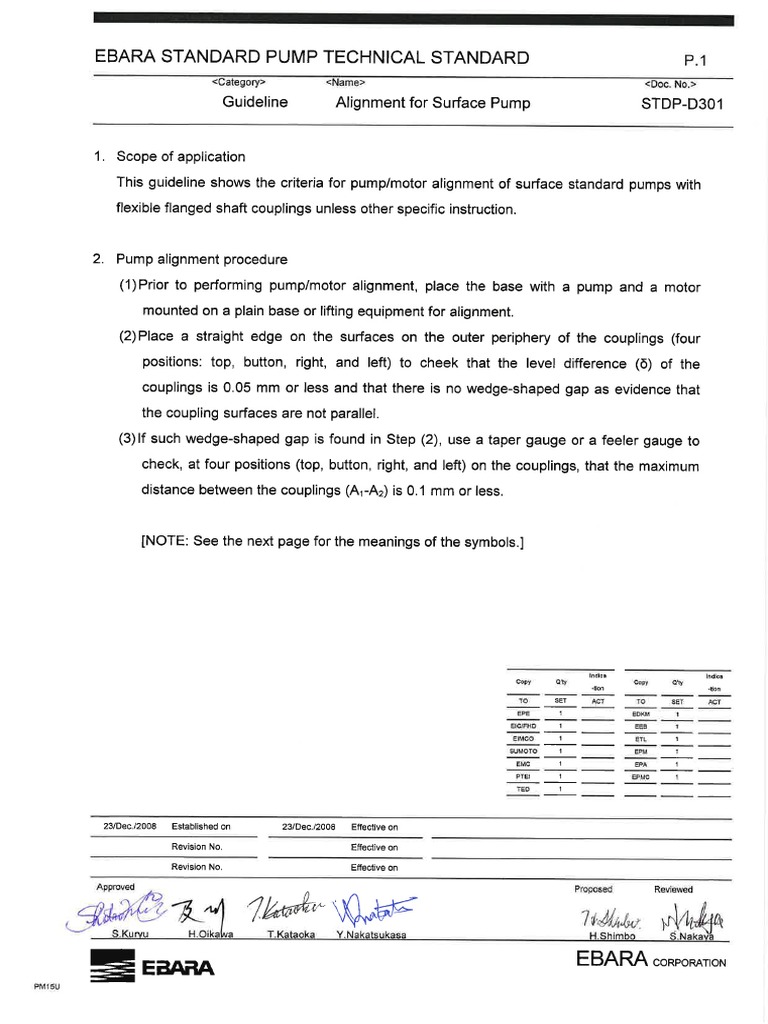 Surface Pump Alignment Guide | PDF | Pump | Machines