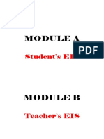 Module A: Student's EIS