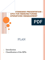 ISO 22400 Standard Presentation - KPIs