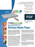 Wireless Media Player: High-Speed 802.11g