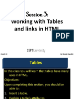 Working With Tables and Images