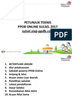 Presentasi Pelatihan PPDB Sulsel 2017 - 30 Mei 2017