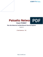 Paloalto Networks: Exam PCNSE7