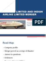 Air India Limited and Indian Airline Limited Merger: Presenter: Sajjad Hussain