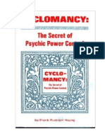 Cyclomancy The Secret of Psychic Power Control PDF