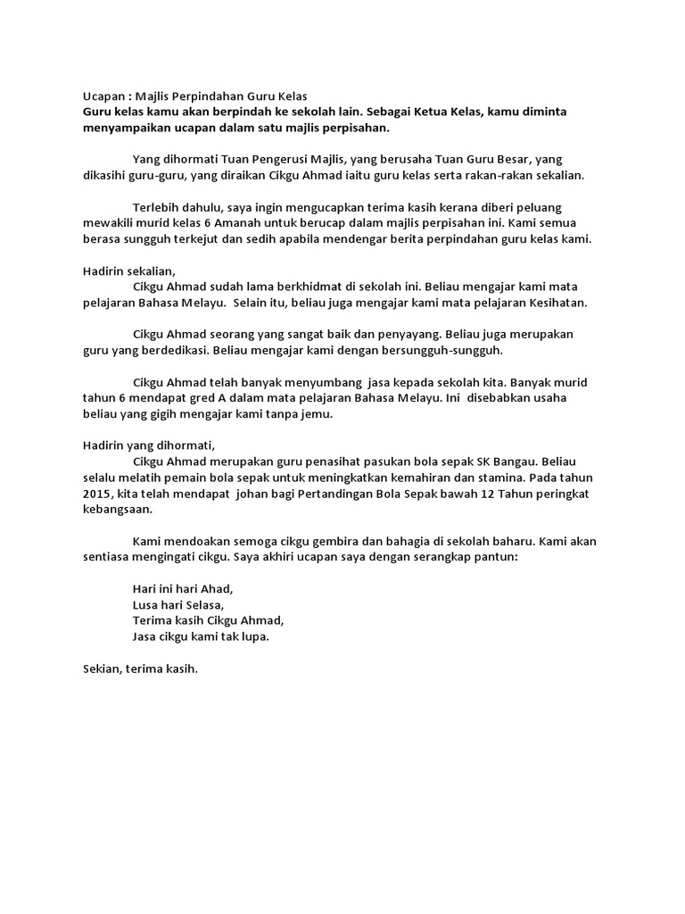 Ucapan Pdf