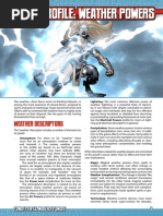 Mutants & Masterminds 3e - Weather Powers PDF