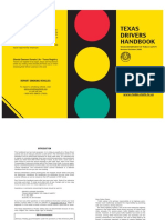 Texas Driving Handbook PDF