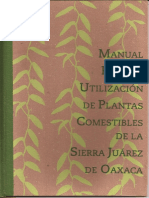 Manual de Plantas Comestibles de La Sierra Juarez Oaxaca