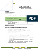 Propuesta Economica BAÑOS - Consorcio Nuevo Mundo 2