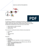 Proceso de Logistica Proalimentos