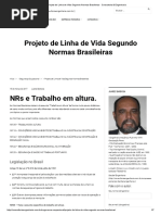 Projeto de Linha de Vida Segundo Normas Brasileiras - Consultoria & Engenharia