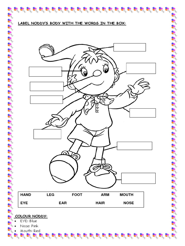 Body Worksheet | PDF | Language Arts & Discipline