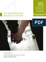 Sex and Relationships Education in Schools: Guidance