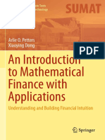 Arlie O. Petters, Xiaoying Dong-An Introduction To Mathematical Finance With Applications - Understanding and Building Financial Intuition-S