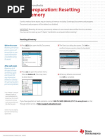 TI-Nspire Resetting All Memory
