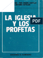 SICRE, José Luis, La Iglesia y Los Profetas