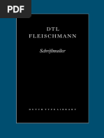 DTL Fleischmann Schriftmuster