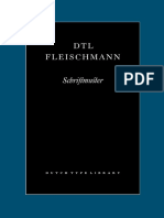 DTL Fleischmann Schriftmuster