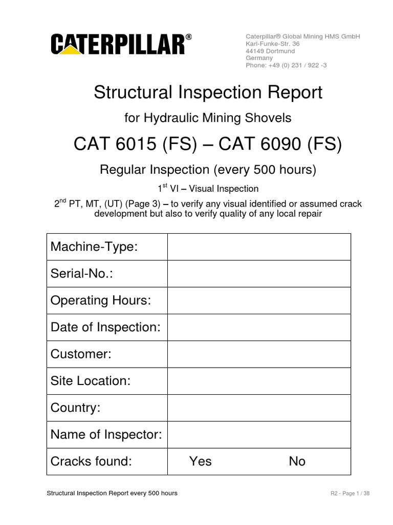 Structural Inspection Report HMS Materials Mechanical Engineering