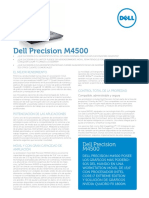 Dell Precision m4500 Spec Sheet Es