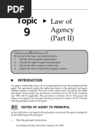 Topic 9 Law of Agency (Part II)