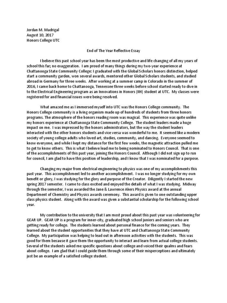 Year-End Reflection on Personal Growth | PDF | Social Science | Wellness