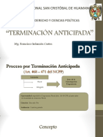 Terminación Anticipada. Fic