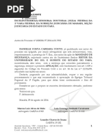 Recurso de Apelação Daniella