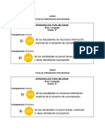 1 - Ficha de Aprendizajes Por Mejorar PDF