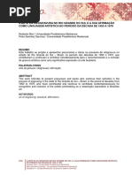 Arte - A Arte Da Xilogravura No Rio Grande Do Sul e a Sua Afirmação Como Linguagem Artística No Período Da Décade de 50 e 70