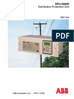 ABB DPU 2000R Distribution Protection Unit PDF